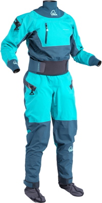 2026 Palm Womens Atom Drysuit 13865 - Ceramic / Pine